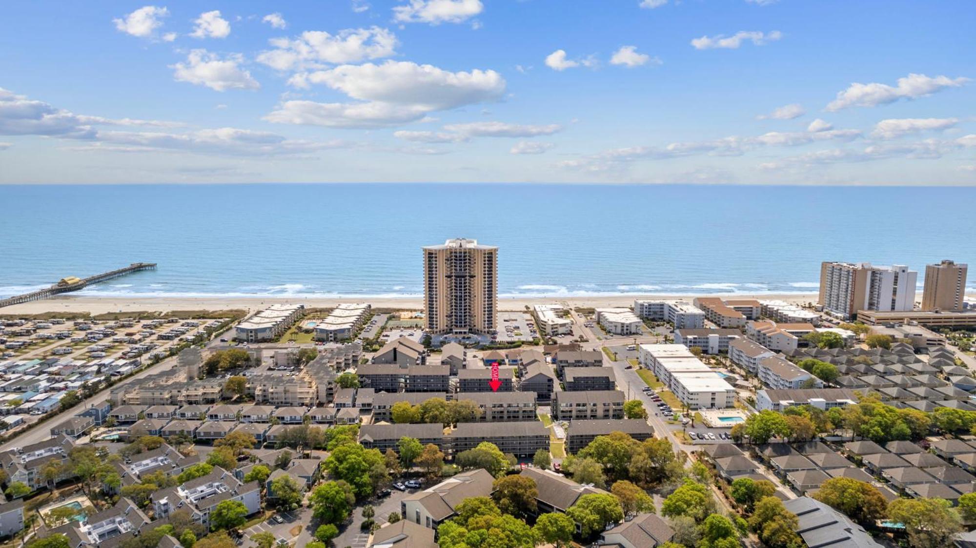 マートルビーチSalty Air Retreatアパートメント エクステリア 写真
